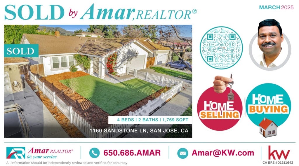 Home sold by Amar, REALTOR®